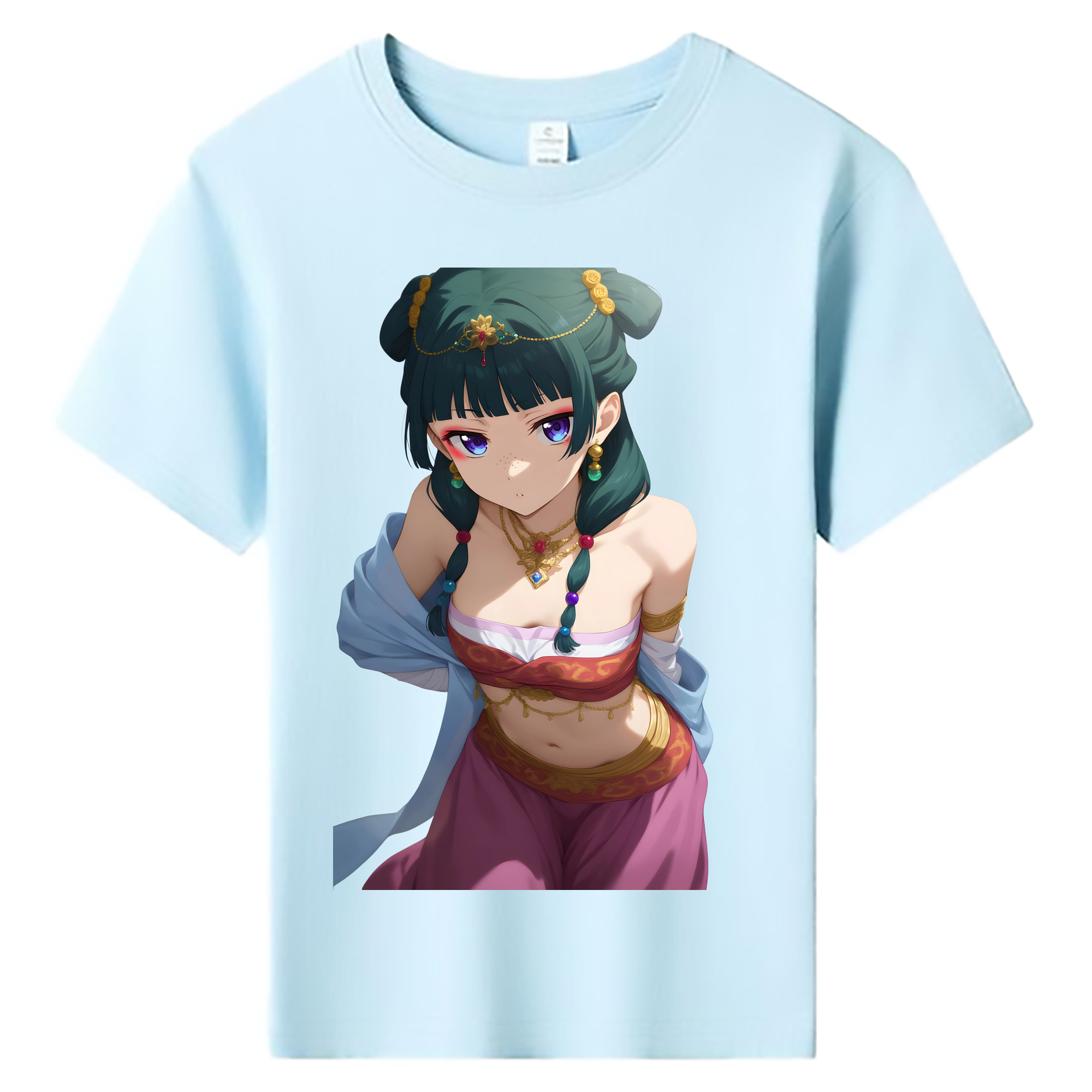 （画像用） 薬屋のひとりごと The Apothecary Diaries 綿100％キッズTシャツ（フロントプリント）